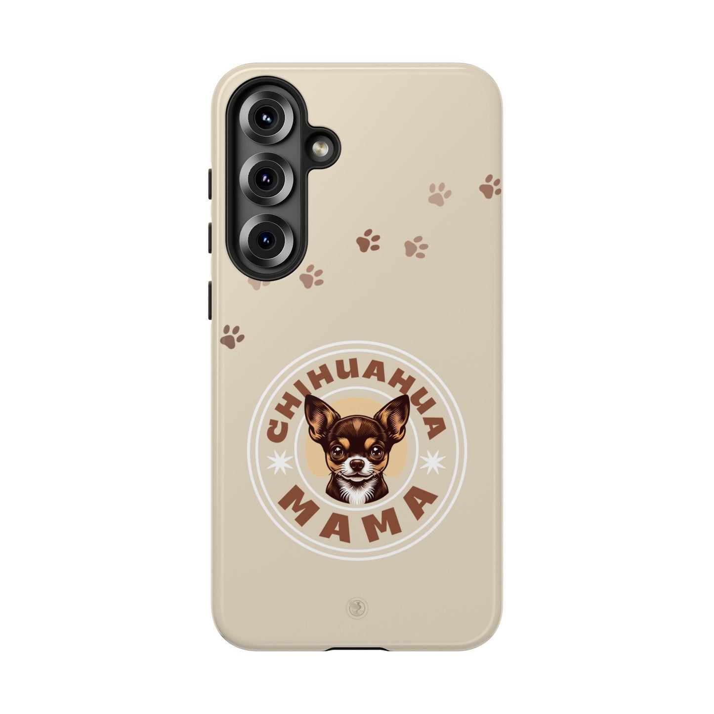 Chihuahua Mama - (Brown) Tough Dual Layer Phone Case