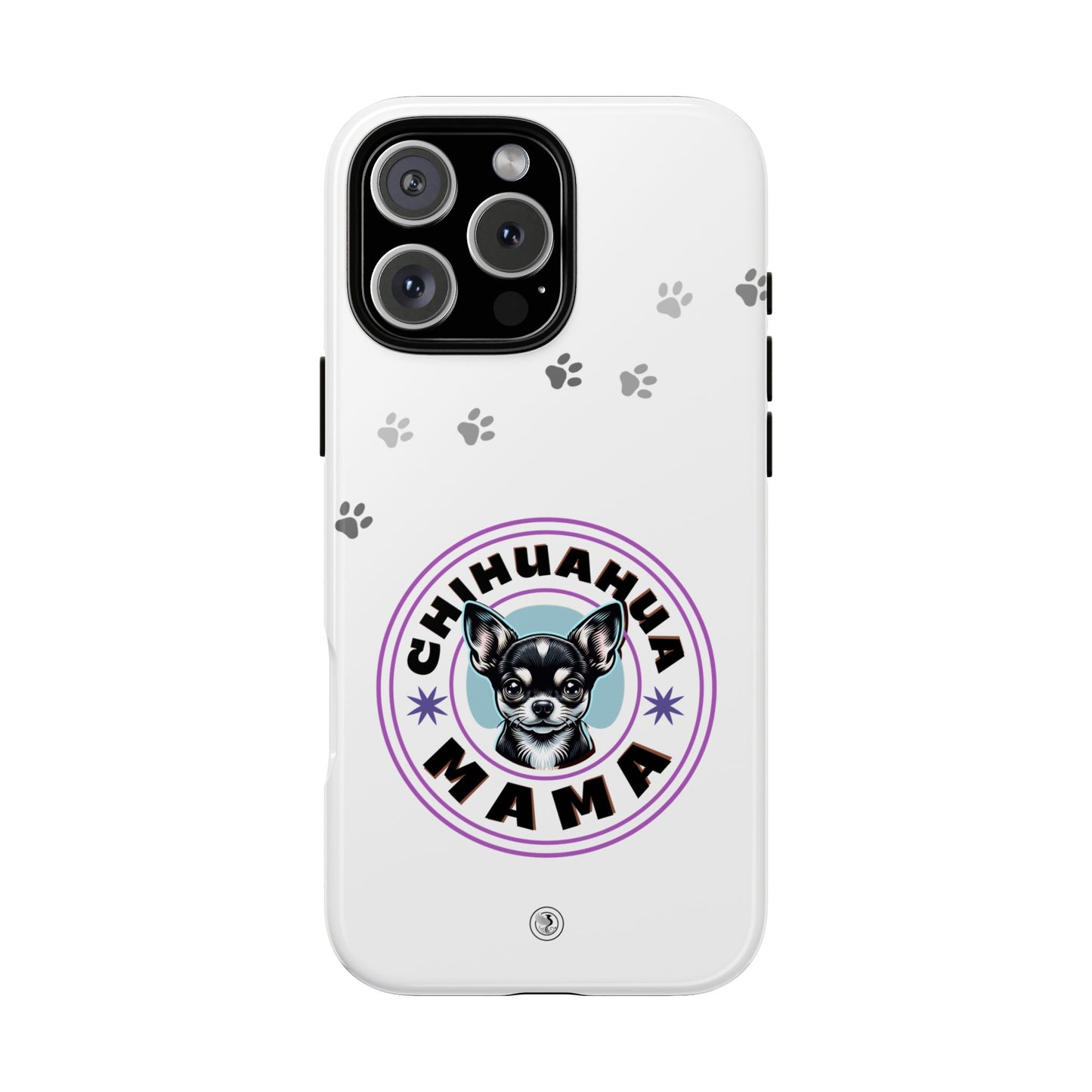 Chihuahua Mama - (Black) Tough Dual Layer Phone Case