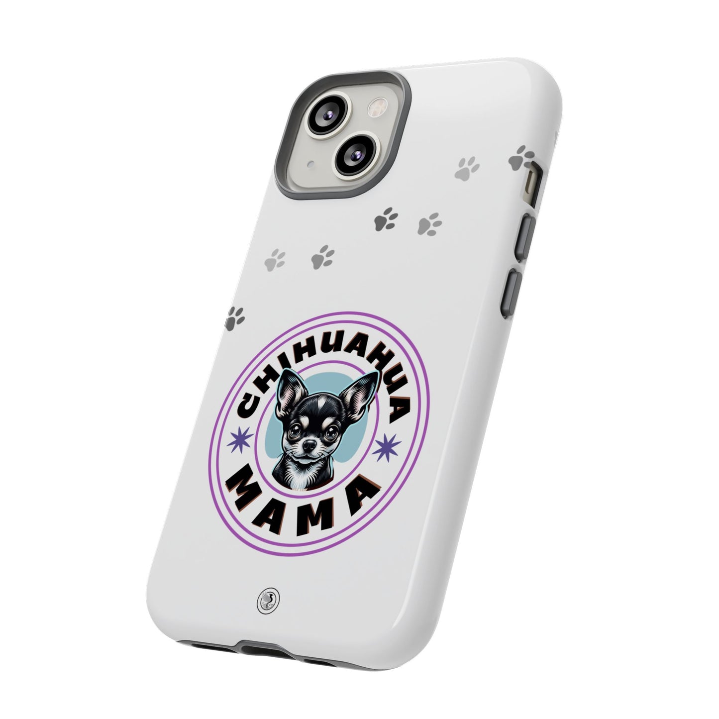 Chihuahua Mama - (Black) Tough Dual Layer Phone Case