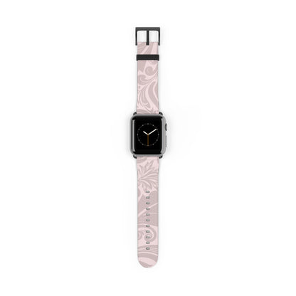 velvet-bloom-blush-coloured-damask-print-exclusive-apple-watch-band-Dreamy Phoenix