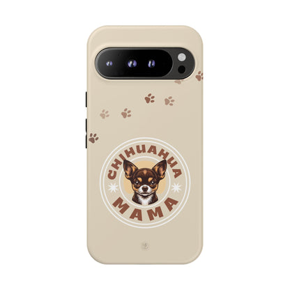 Chihuahua Mama - (Brown) Tough Dual Layer Phone Case