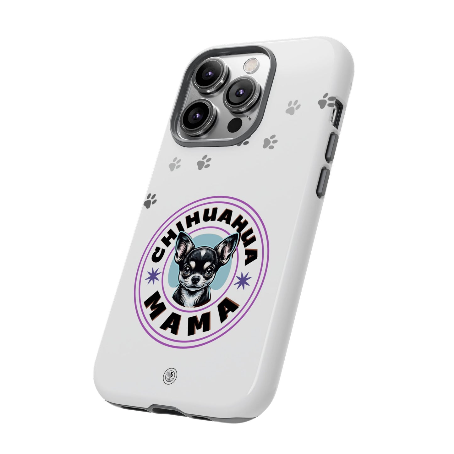 Chihuahua Mama - (Black) Tough Dual Layer Phone Case