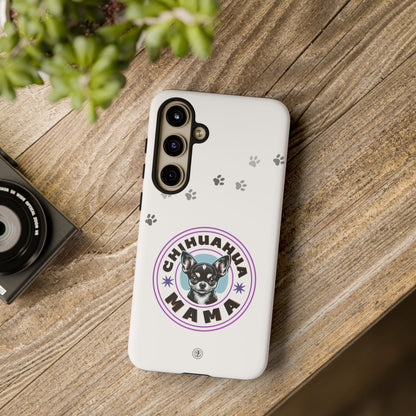 Chihuahua Mama - (Black) Tough Dual Layer Phone Case
