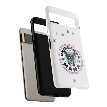 Chihuahua Mama - (Black) Tough Dual Layer Phone Case