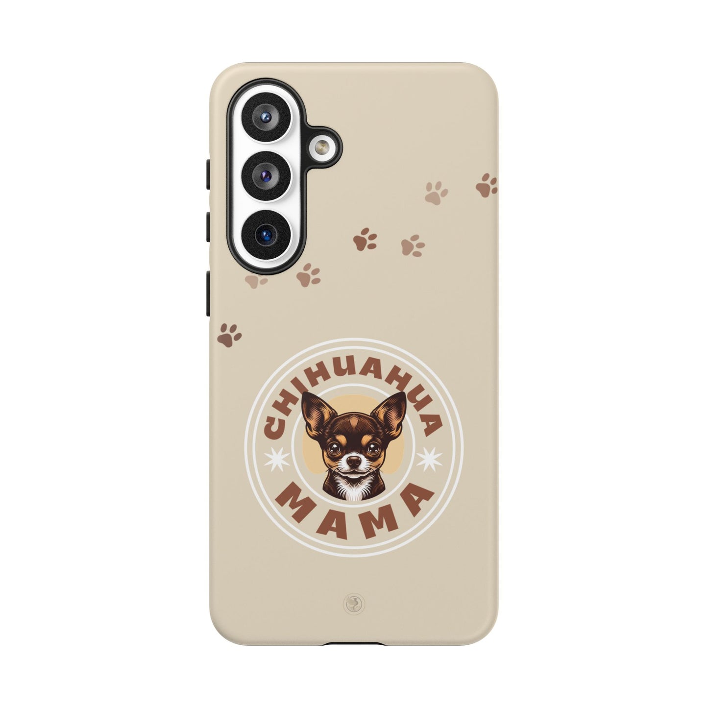 Chihuahua Mama - (Brown) Tough Dual Layer Phone Case