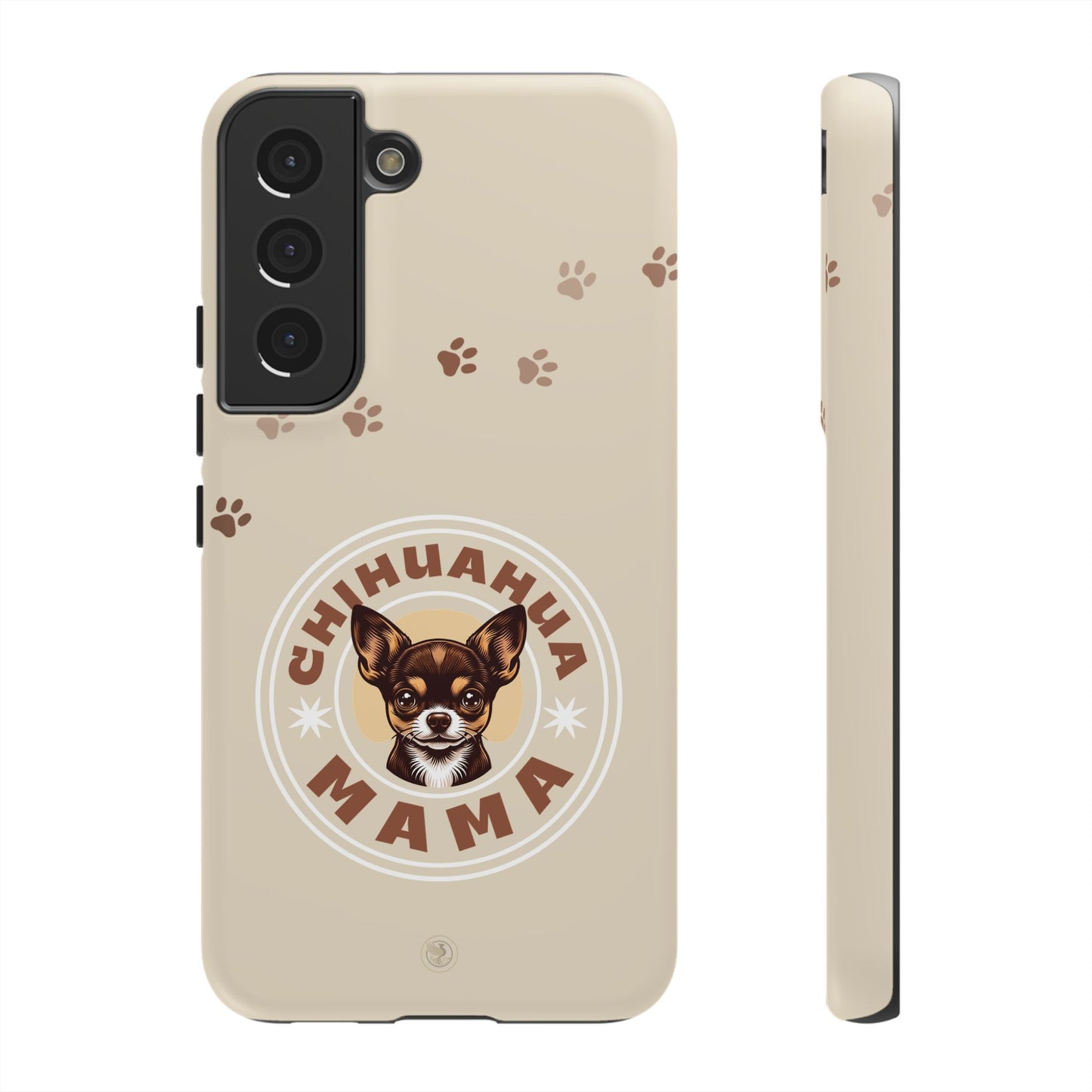 Chihuahua Mama - (Brown) Tough Dual Layer Phone Case
