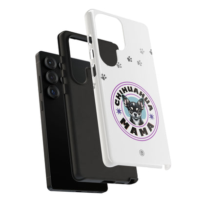 Chihuahua Mama - (Black) Tough Dual Layer Phone Case