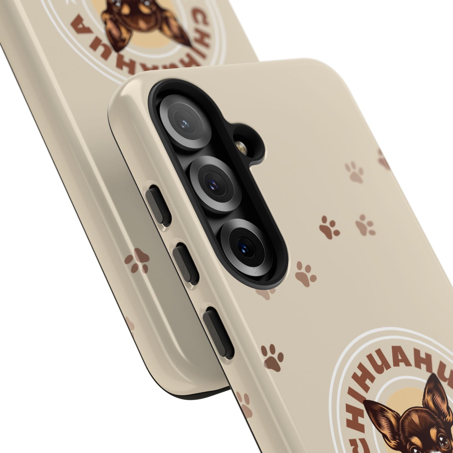 Chihuahua Mama - (Brown) Tough Dual Layer Phone Case