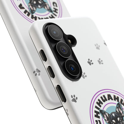 Chihuahua Mama - (Black) Tough Dual Layer Phone Case