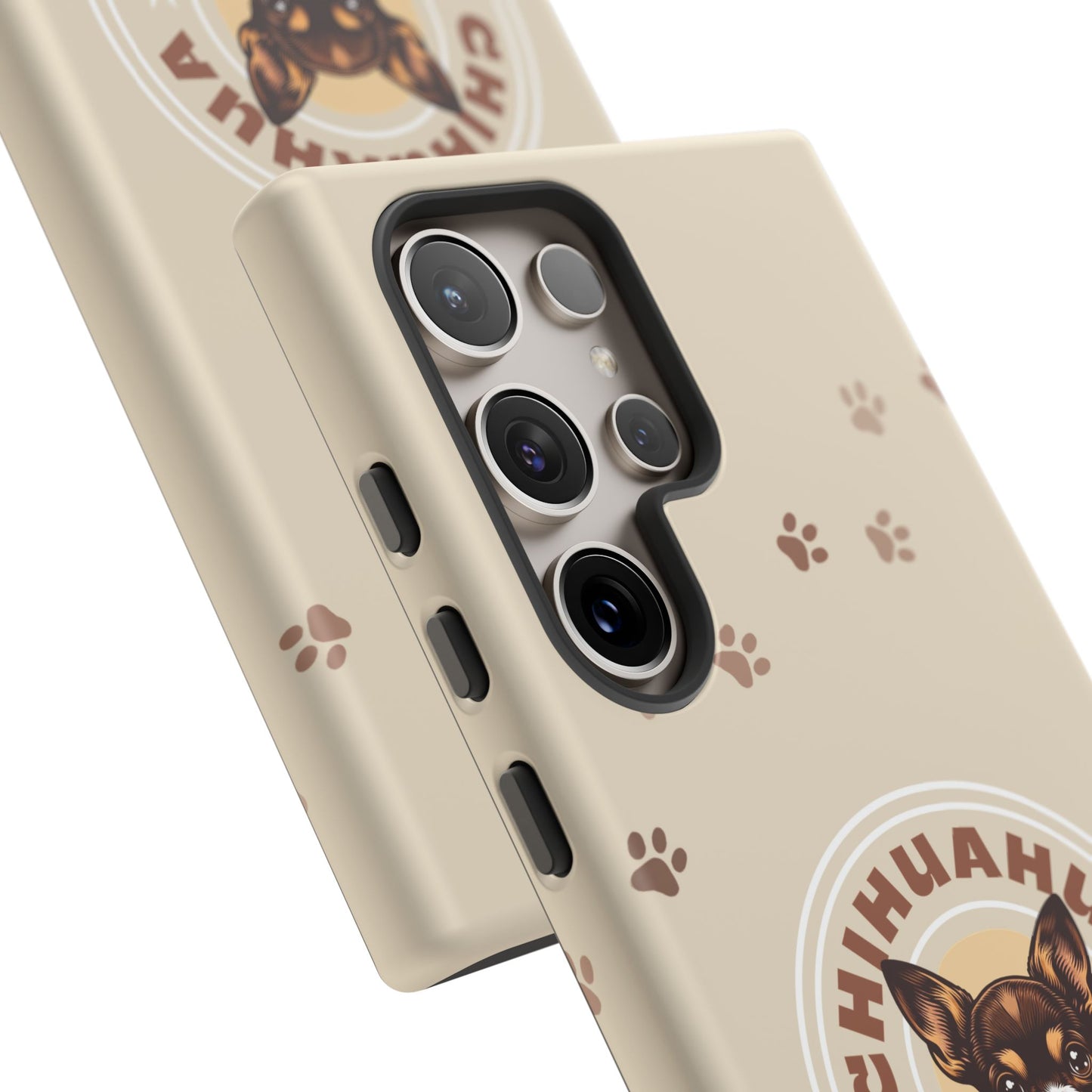 Chihuahua Mama - (Brown) Tough Dual Layer Phone Case