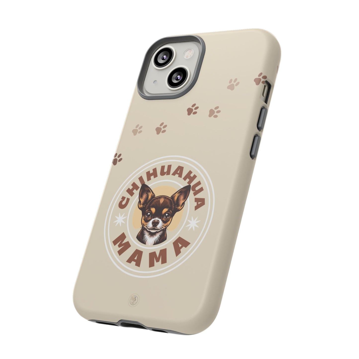 Chihuahua Mama - (Brown) Tough Dual Layer Phone Case