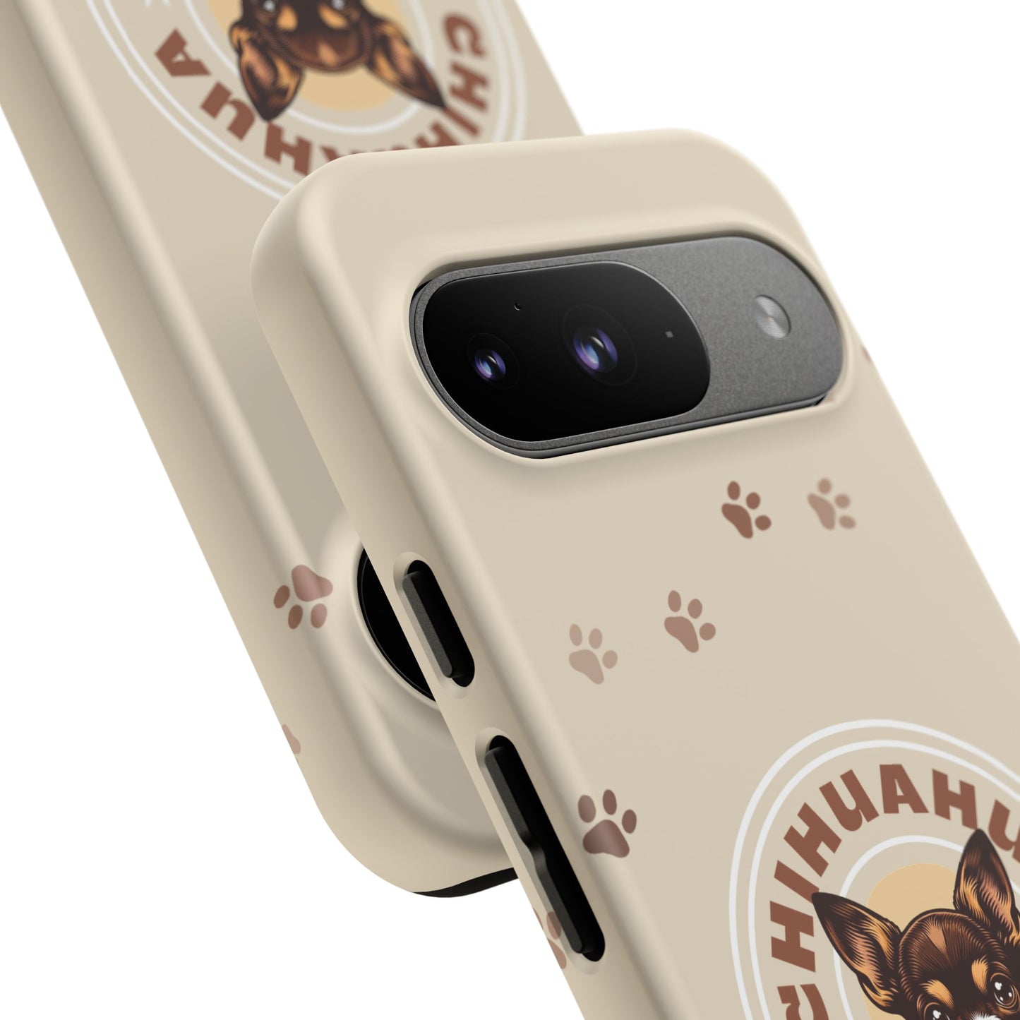 Chihuahua Mama - (Brown) Tough Dual Layer Phone Case