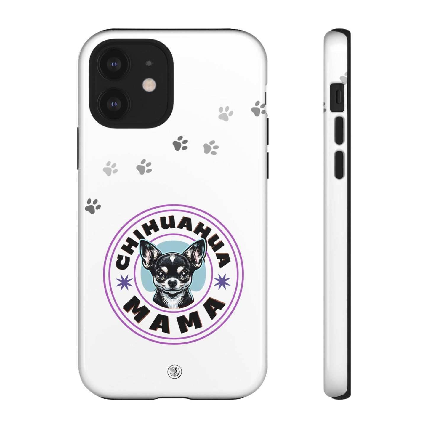 Chihuahua Mama - (Black) Tough Dual Layer Phone Case