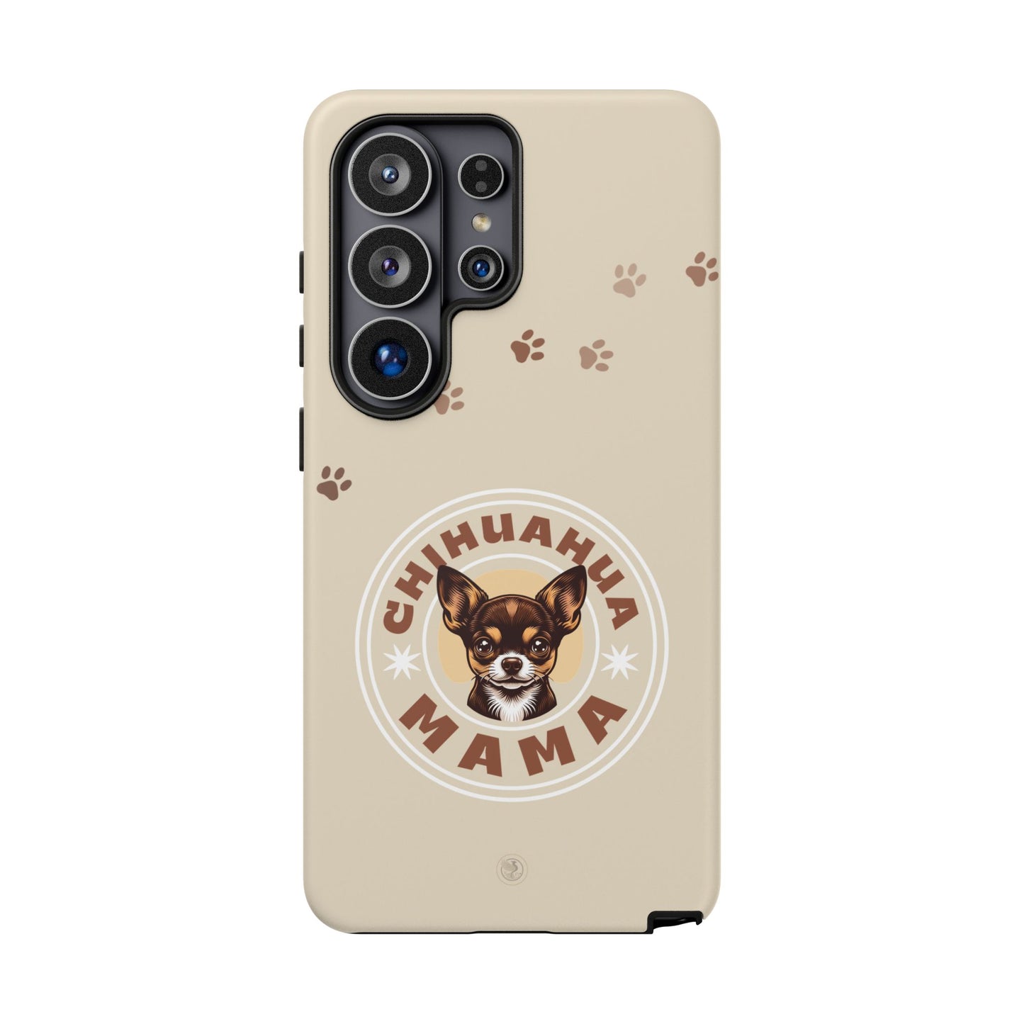 Chihuahua Mama - (Brown) Tough Dual Layer Phone Case