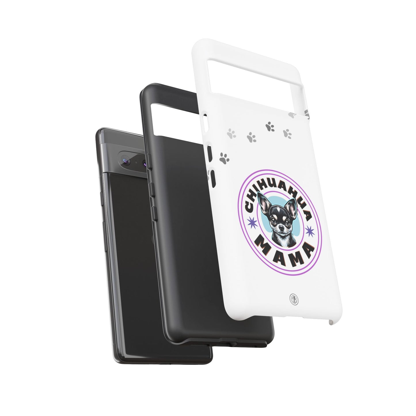 Chihuahua Mama - (Black) Tough Dual Layer Phone Case