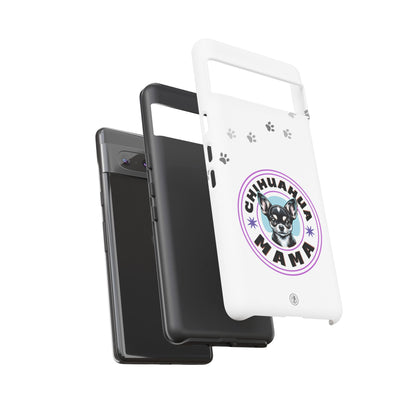 Chihuahua Mama - (Black) Tough Dual Layer Phone Case