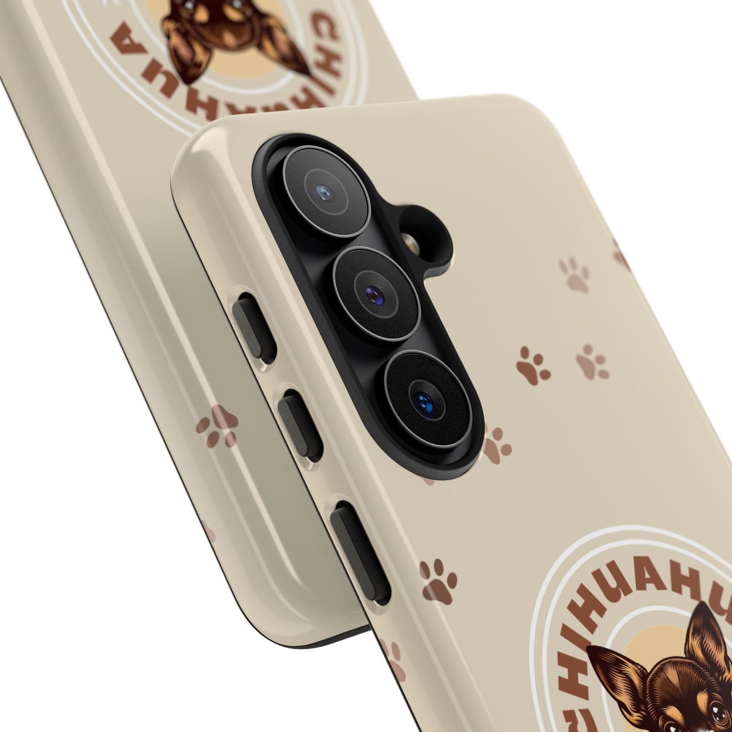 Chihuahua Mama - (Brown) Tough Dual Layer Phone Case