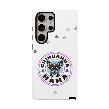 Chihuahua Mama - (Black) Tough Dual Layer Phone Case