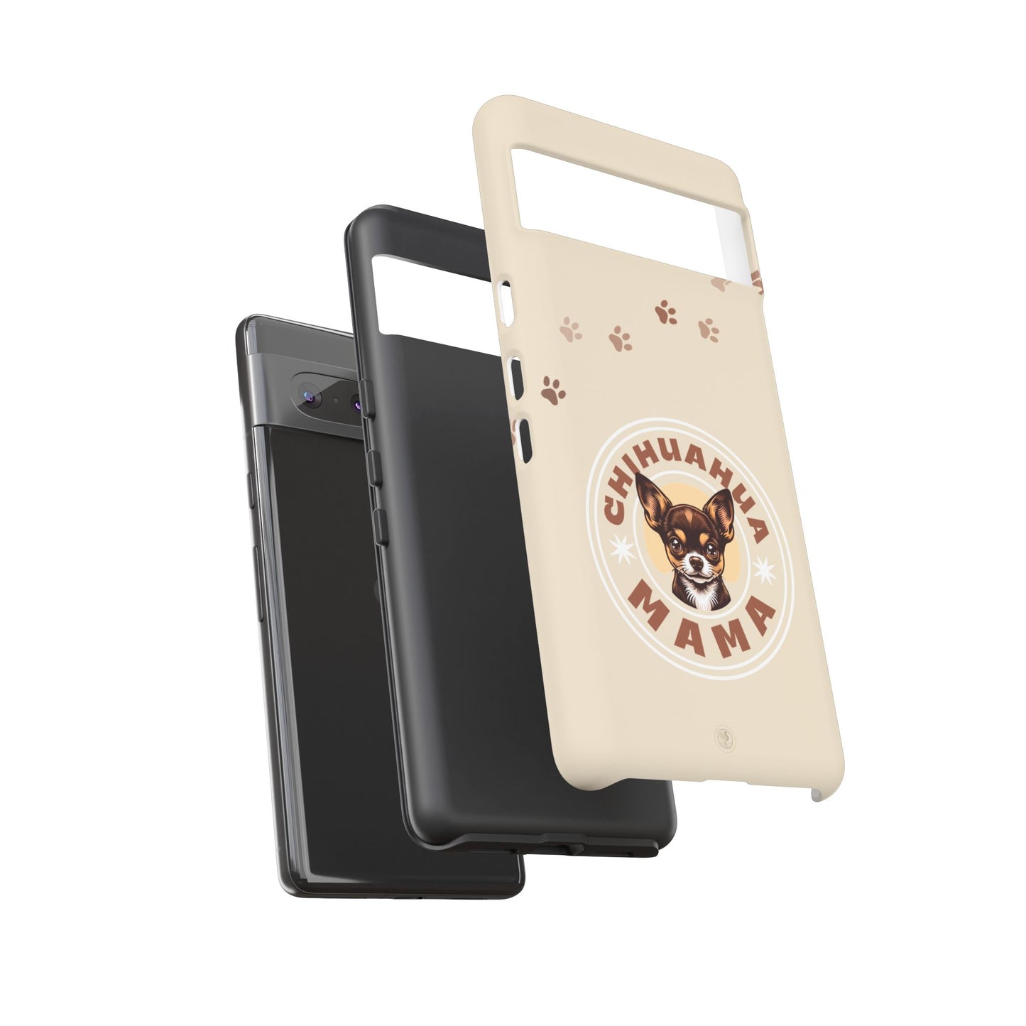 Chihuahua Mama - (Brown) Tough Dual Layer Phone Case