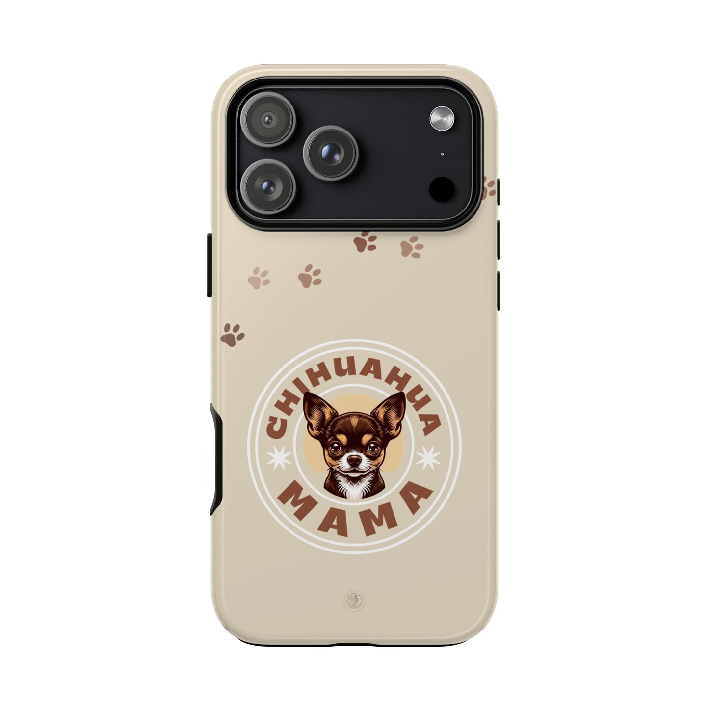 Chihuahua Mama - (Brown) Tough Dual Layer Phone Case