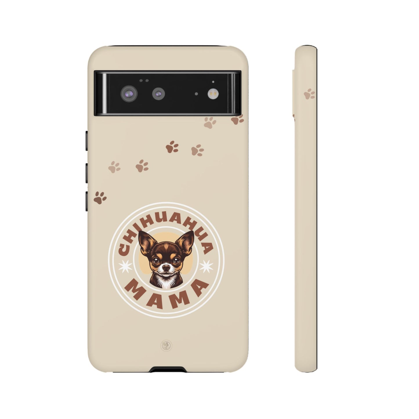Chihuahua Mama - (Brown) Tough Dual Layer Phone Case