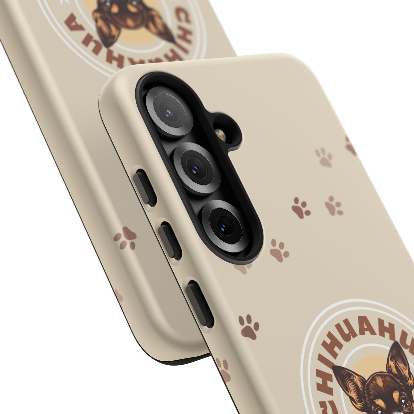 Chihuahua Mama - (Brown) Tough Dual Layer Phone Case
