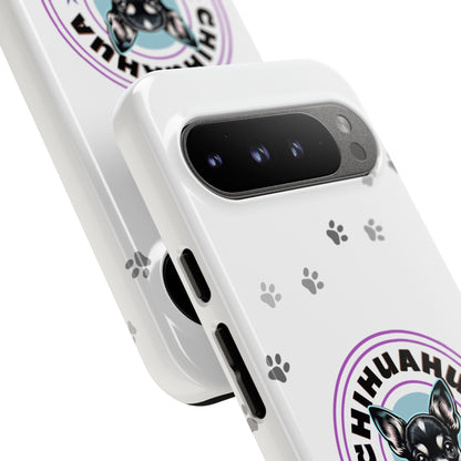 Chihuahua Mama - (Black) Tough Dual Layer Phone Case
