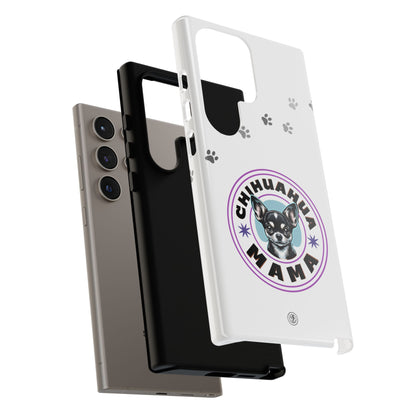 Chihuahua Mama - (Black) Tough Dual Layer Phone Case