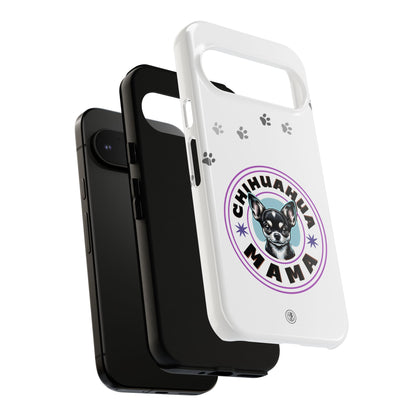 Chihuahua Mama - (Black) Tough Dual Layer Phone Case