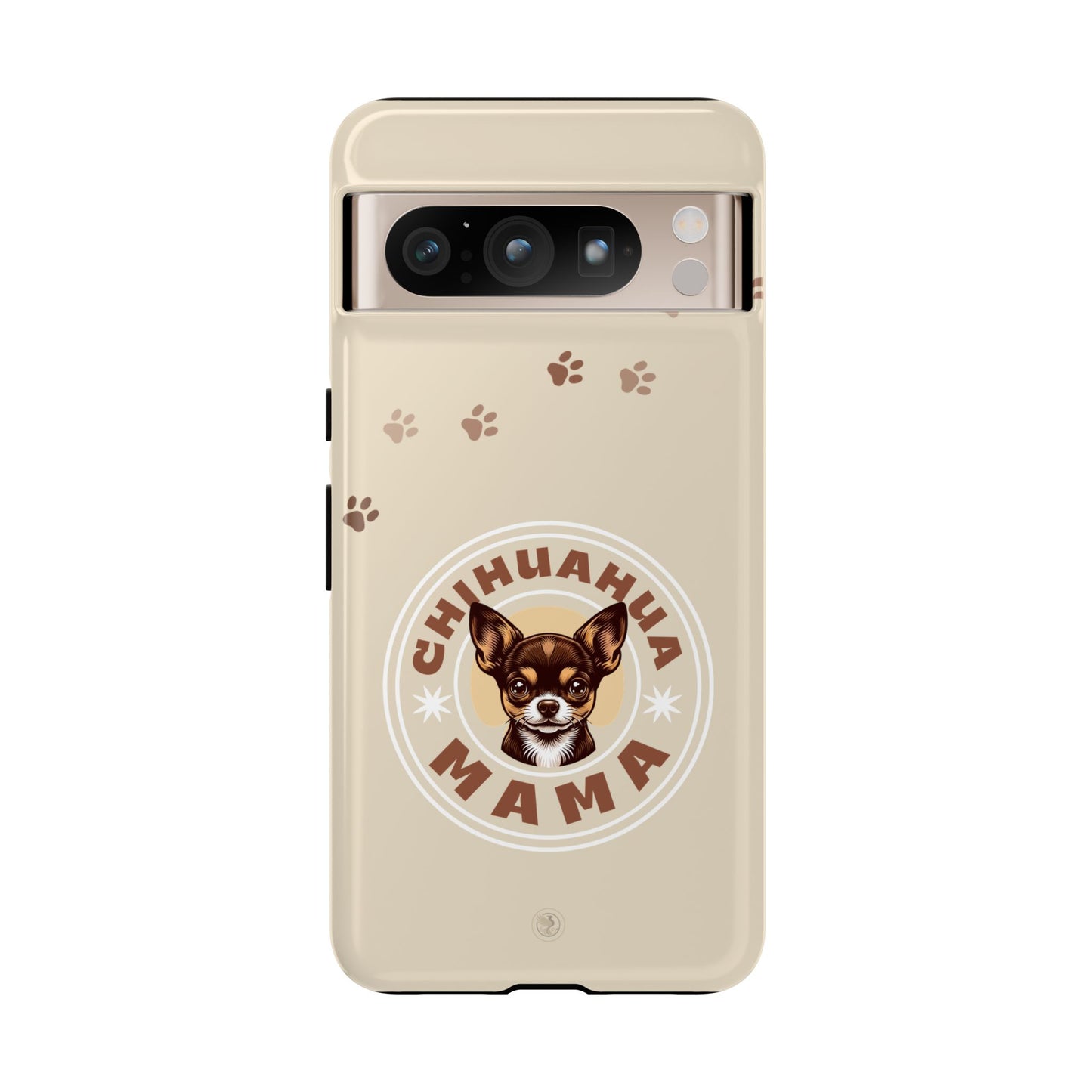 Chihuahua Mama - (Brown) Tough Dual Layer Phone Case