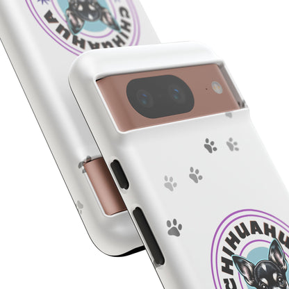 Chihuahua Mama - (Black) Tough Dual Layer Phone Case