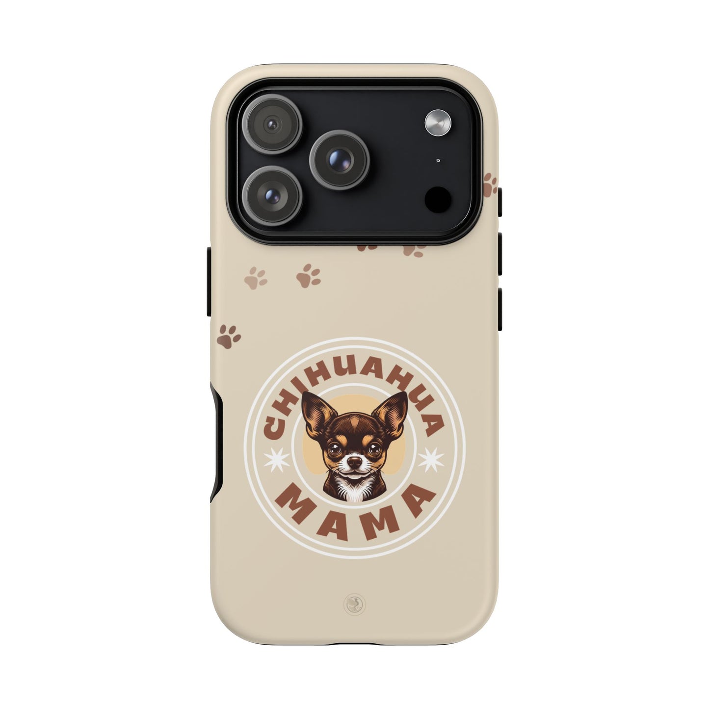 Chihuahua Mama - (Brown) Tough Dual Layer Phone Case
