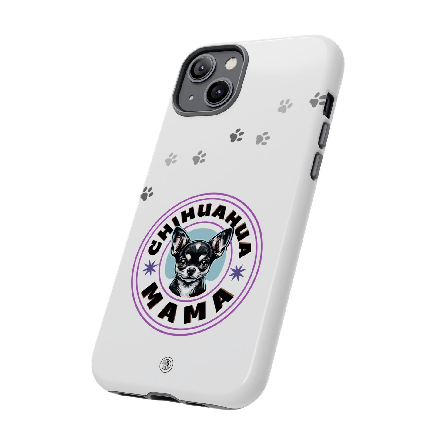 Chihuahua Mama - (Black) Tough Dual Layer Phone Case