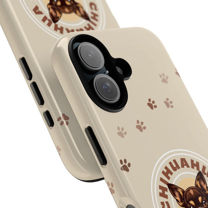 Chihuahua Mama - (Brown) Tough Dual Layer Phone Case