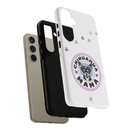 Chihuahua Mama - (Black) Tough Dual Layer Phone Case