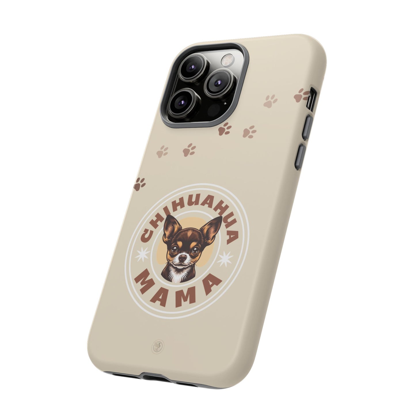 Chihuahua Mama - (Brown) Tough Dual Layer Phone Case