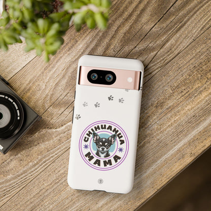 Chihuahua Mama - (Black) Tough Dual Layer Phone Case