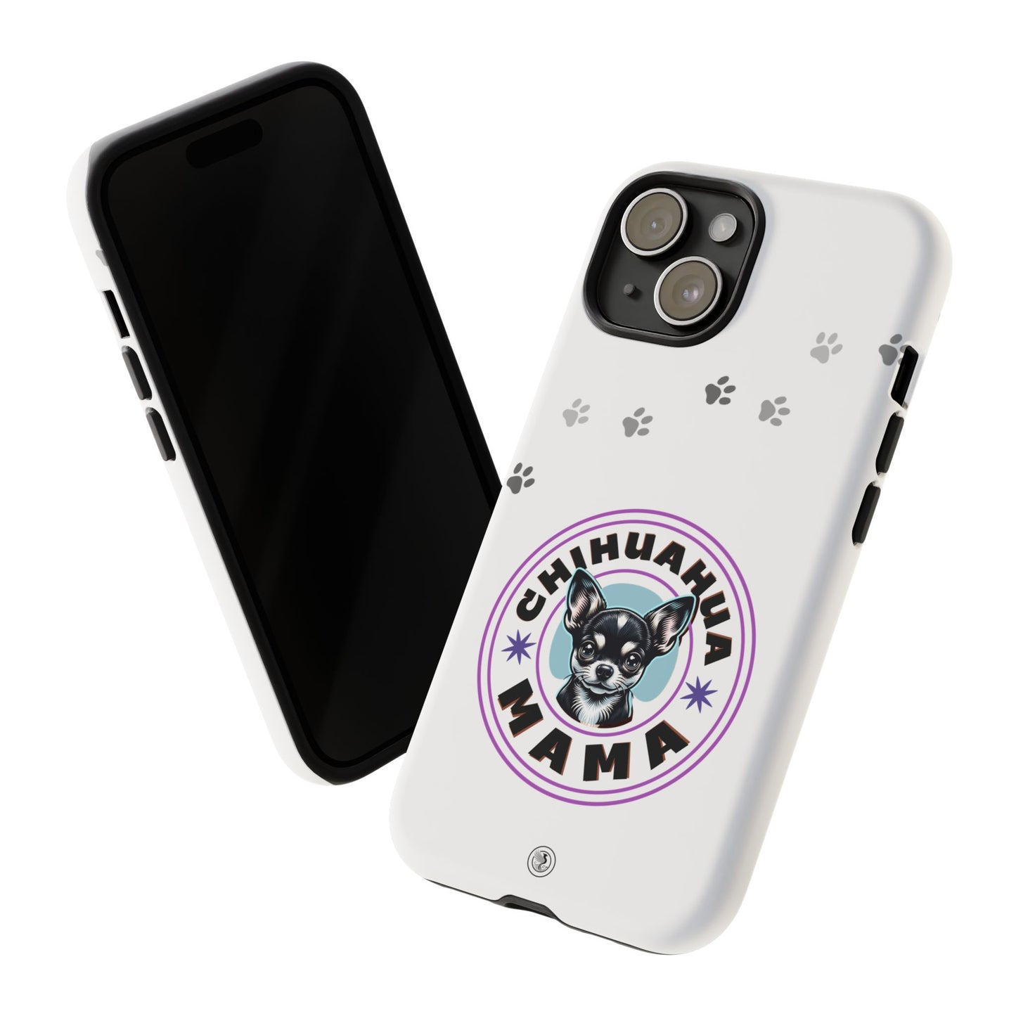 Chihuahua Mama - (Black) Tough Dual Layer Phone Case