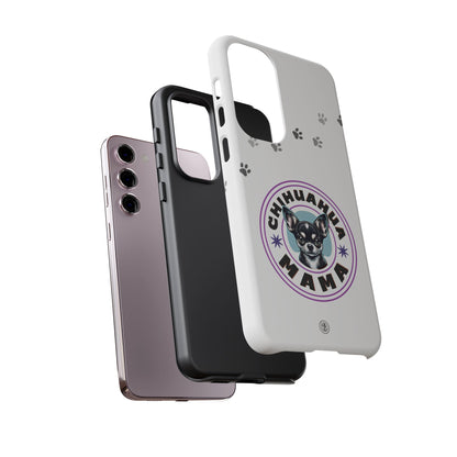 Chihuahua Mama - (Black) Tough Dual Layer Phone Case