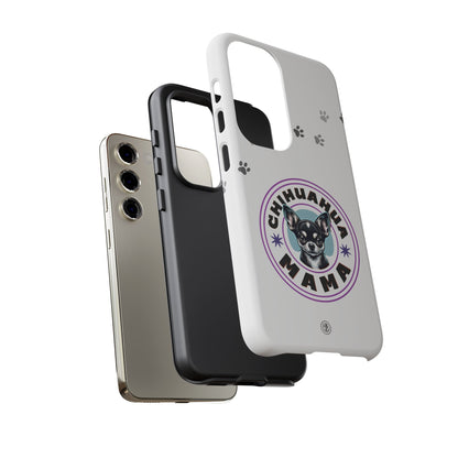 Chihuahua Mama - (Black) Tough Dual Layer Phone Case