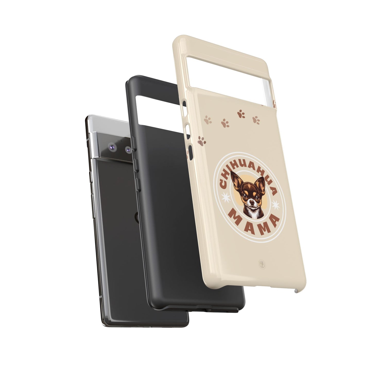 Chihuahua Mama - (Brown) Tough Dual Layer Phone Case