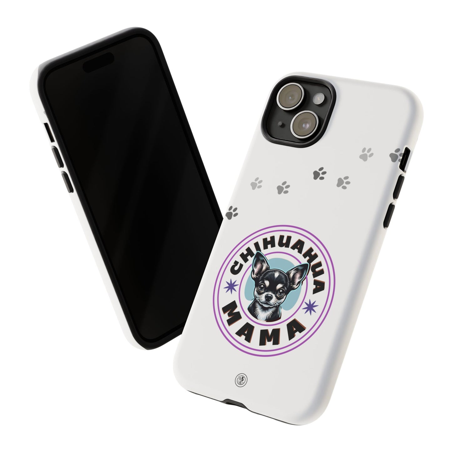 Chihuahua Mama - (Black) Tough Dual Layer Phone Case