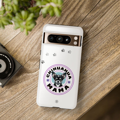 Chihuahua Mama - (Black) Tough Dual Layer Phone Case