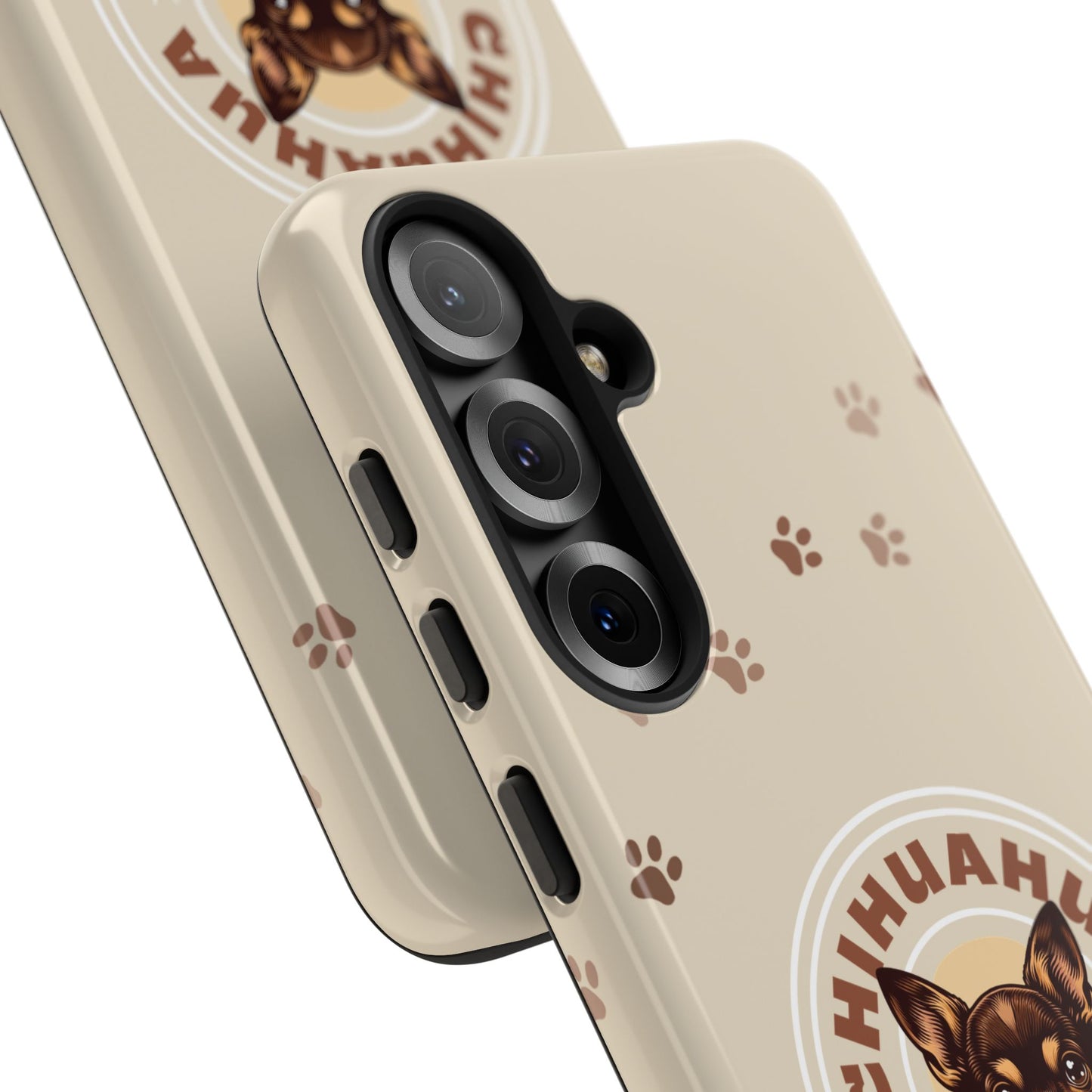 Chihuahua Mama - (Brown) Tough Dual Layer Phone Case