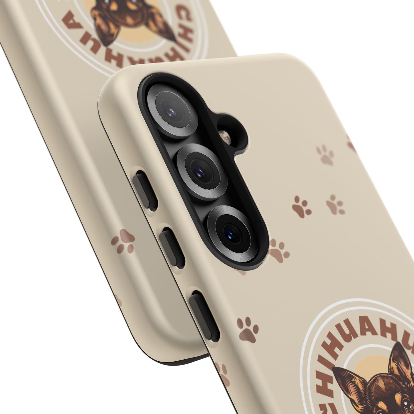 Chihuahua Mama - (Brown) Tough Dual Layer Phone Case