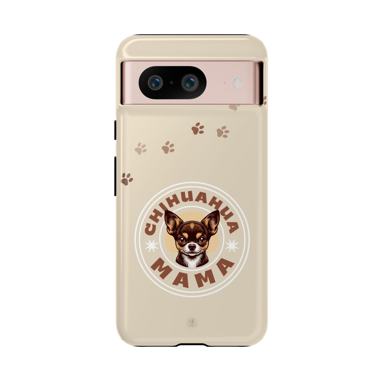Chihuahua Mama - (Brown) Tough Dual Layer Phone Case
