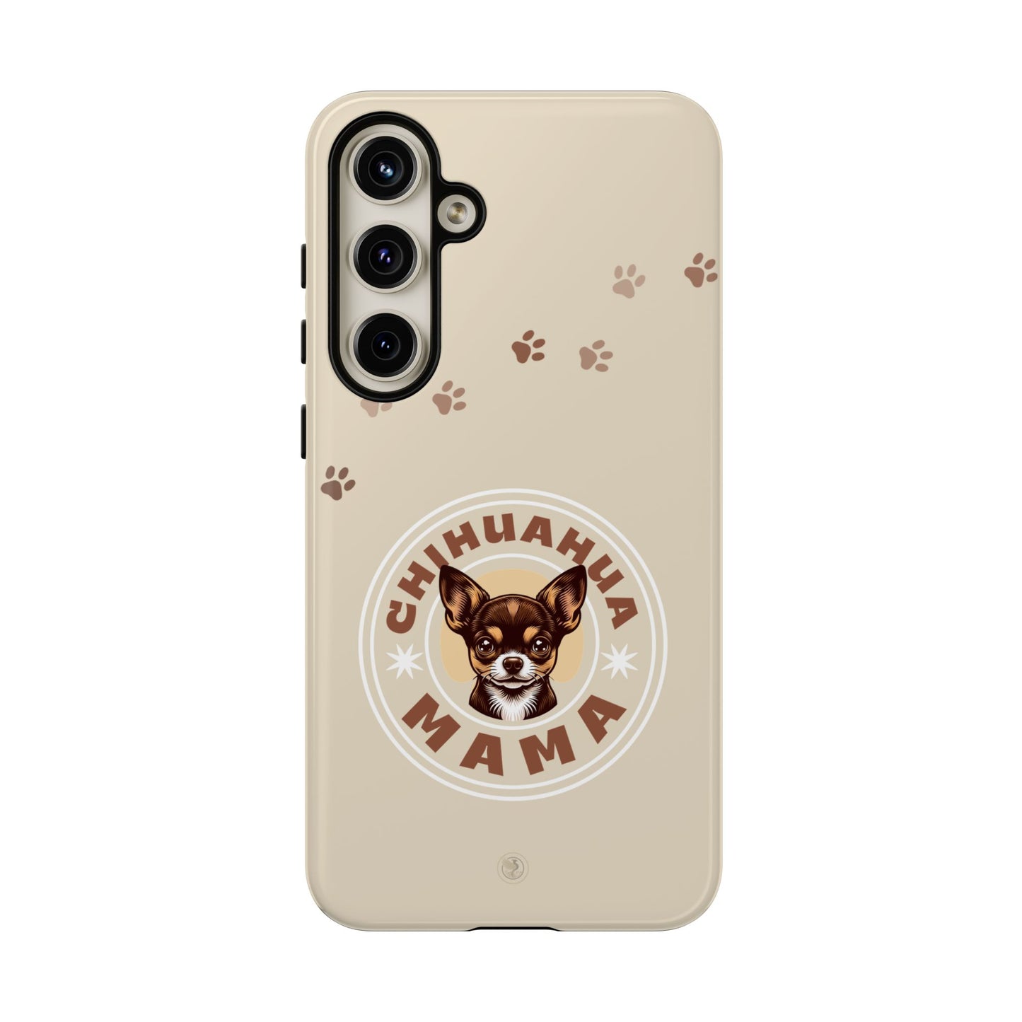 Chihuahua Mama - (Brown) Tough Dual Layer Phone Case