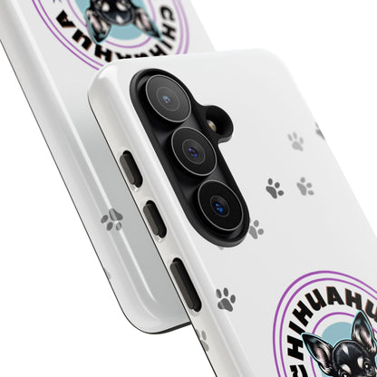 Chihuahua Mama - (Black) Tough Dual Layer Phone Case