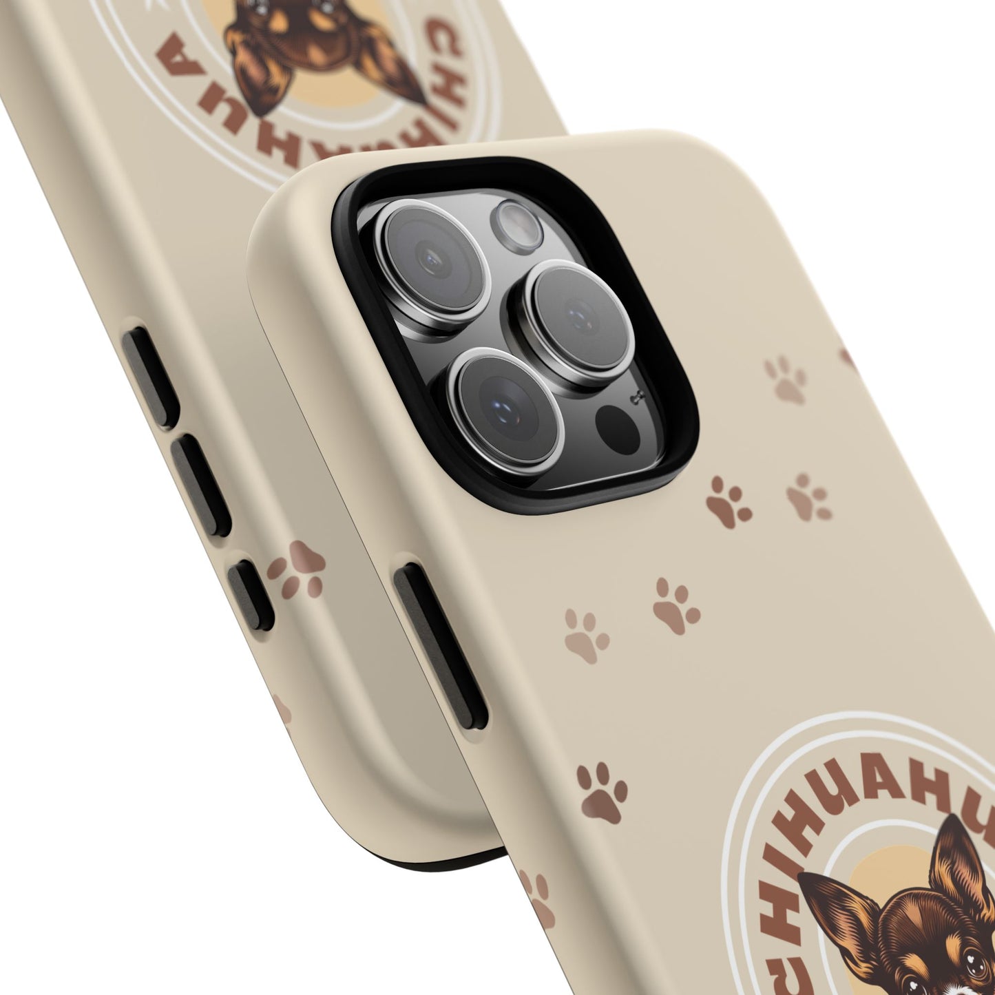 Chihuahua Mama - (Brown) Tough Dual Layer Phone Case
