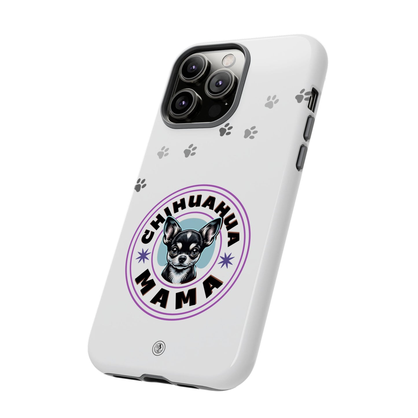 Chihuahua Mama - (Black) Tough Dual Layer Phone Case